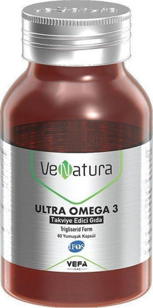 VeNatura Ultra Omega 3 Takviye Edici Gıda 60 Kapsül - Image 1
