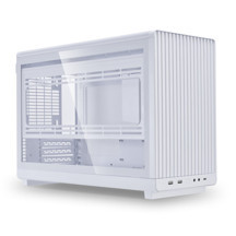 Lian Li Dan Case A3 Beyaz Ahşap Cam M-ATX Mini-Tower Kasa (G99.A3W-WDG.00) - Image 1