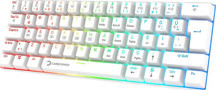 Gamepower Lyra 60M RGB TKL Red Switch Kablolu Klavye - Beyaz - Image 1