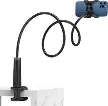 Ugreen Flexible Esnek Yatak Masa Telefon Tutucu Siyah 90cm - Image 1