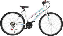 Belderia Tec Eros 24" Jant 21 Vites V-fren Beyaz-pembe Dağ Bisikleti - Image 1