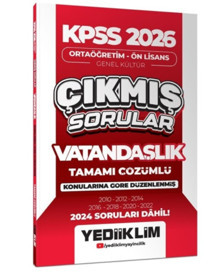 Yediiklim Kpss Lise Önlisans Vatandaşlık 2026 Çıkmış Sorular - Yediiklim Yayınları - Image 1