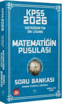 2026 KPSS Lise Ortaöğretim Ön Lisans Matematik Matematiğin Pusulası Soru Bankası CBA Yayınları - CBA Akademi Yayınları - Image 1