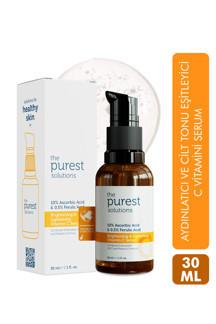 The Purest Solutions C Vit Aydınlatıcı Ve Ton Eşitleyici Bakım Serumu 30 ml %10 Ascorbic Acid & Ferulic Acid %0,5 - Image 1
