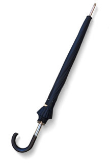Baginn Protokol Baston Şemsiye 16 Fiber Telli Siyah Renk 115 Cm Çap Kapalı Boyut 95 Cm Kılıfsız  - Image 1
