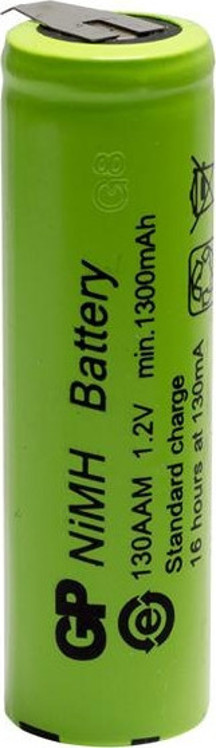GP 130AAM 1300 MAH DÜZ KAFA PUNTALI AA KALEM PİL - Image 1