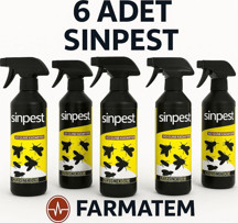 Sinpest Kara Sinek Ve Haşere Ilacı 6 Adet 500Ml - Image 1