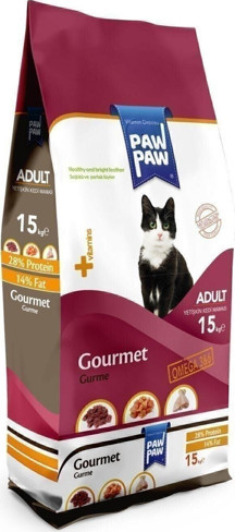 Paw Paw Gurme Renkli Kedi Maması 15 Kg - Image 1