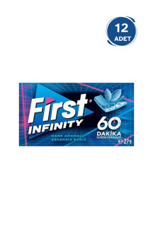 First Infinity 60 Dakika Nane Aromalı Şekersiz Sakız 12 Adet - Image 1