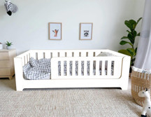 MiniWood Markaawm Zambak Beyaz Montessori Yatak Çocuk Ve Bebek Karyola - Image 1