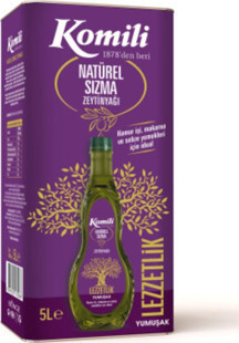 Komili Ege Lezzetlik Yumuşak Natürel Sızma Zeytinyağı 5 lt - Image 1