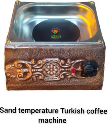 Safir Çay Kazanları Safirim Kumda Kahve Cihazı Bakır Kumda Kahve Makinesi Ev Ve Ofis Tipi Küçük Boy 19X18 Cm Kumda Kahve - Image 1