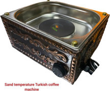 Safir Çay Kazanları Safirim Kumda Kahve Makinesi Bakır Kumda Kahve Cihazı Orta Boy 35X28 Cm Bakır Kumda Kahve - Image 1