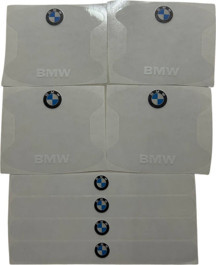 Rukye Shop Bmw Marka Logolu Oto Kapı Kolu Çizik Önleyici Yapışkan 8'Li Set - Image 1
