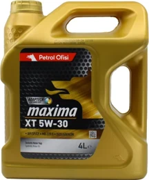 Petrol Ofisi Maxima XT 5W30 4 Lt Tam Sentetik Motor Yağı - Image 1