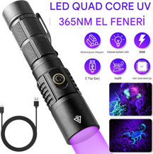 İdragon 30W 365NM Profesyonel Güçlü Mor UV Işık Para Kontrol Feneri UV Lamba - Image 1