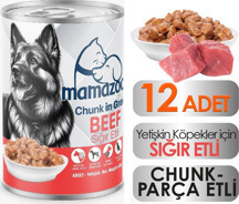 Mamazoone Biftekli Yetişkin Köpek Maması 12 Adet - Image 1