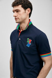 Lufian Fun Smart Erkek Polo Tişört Lacivert - Image 1