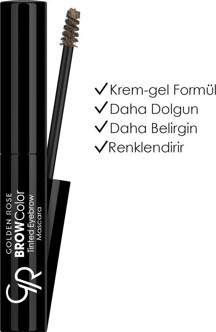 Golden Rose Kaş Maskarası - Brow Color Tinted Eyebrow Mascara No: 05 8691190517656 - Image 1
