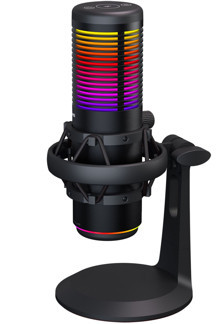 Bemol Siyah Rgb Shock Mount Oyuncu Mikrofonu Yayıncı Mikrofonu Youtuber Mikrofonu - Image 1
