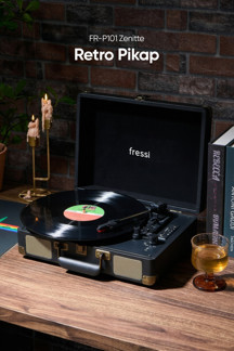 Fressi FR-P101 Zenitte Dahili Hoparlörlü Bluetoothlu Siyah Pikap - Image 1