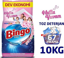 Bingo Matik 10 Kg Mutlu Yuvam Renkli Ve Beyazlar Toz Deterjan - Image 1