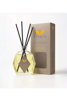 Tikala Bambu Çubuklu Lüx Kristal Oda Kokusu Oud Story 700 Ml - Image 1