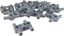 LEGO Technic Aksesuar Custom Moc Pin Connector Perpendicular 3l 4 Pinli Açık Gri 2 Adet - Image 1