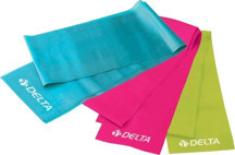 Delta 3 'lü Pilates Bandı Pilates Egzersiz Direnç Lastiği Seti (Uç Kısmı Açık) - Image 1