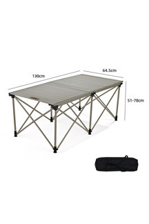 Campfesto Horizon Katlanabilir Outdoor Masa Ayarlanabilir Yükseklikli 150 Kg Kapasiteli Kamp & Piknik Masası - Image 1