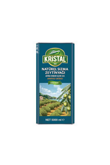 Kristal Natürel Sızma Zeytinyağı Anadolu Mirası 5 Litre Teneke - Image 1