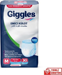 Giggles Emici Külot Hasta Bezi M Beden 30 Adet - Image 1