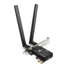 TP-Link Archer TX55E, AX3000 Wi-Fi 6 Bluetooth 5.2 PCIe Ağ Kartı, Anten, Özel Soğutucu, 1024-QAM, Ultra Düşük Gecikme, Intel Wi-Fi 6 Yonga Seti, Windows 10/11'i Destekler - Image 1