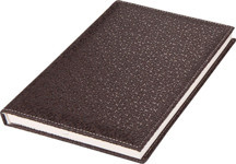 DERİ KAPAK DEFTER AJANDA TARİHSİZ KARELİ 20X28 CM - Image 1