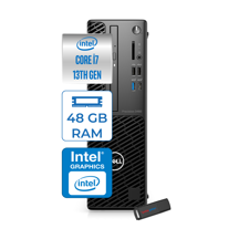 Dell Tower Precision Sff 3460 Intel® Cores™ I7-13700 Vpro 48GB Ddr5 512GB SSD Intel® UHD Graphics 770 WIN11PRO Small Form Factor Masaüstü Bilgisayar 210BCTUP17+ZETTAUSBBELLEK - Image 1