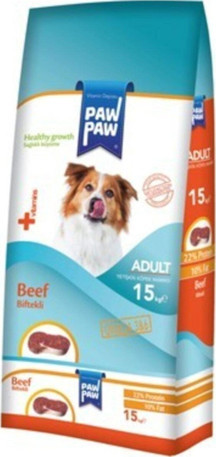 Paw Paw Kuzu Etli Yetişkin Köpek Maması 15 Kg - Image 1