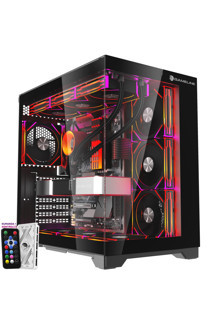 Gameline Grand Premium 7X Argb Fan Kumandalı Usb 3.0 Gaming Bilgisayar Kasası Siyah - Image 1