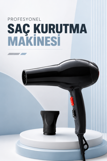 Lisinya Tüm Saç Tiplerine Uygun, İki Kademeli Hız Ayarlı Fön Makinesi - Lisinya - Image 1