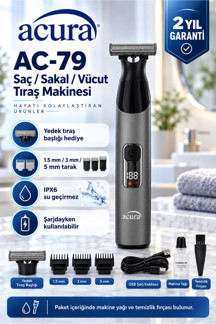 Acura Ac-79 Saç, Sakal Ve Vücut Tıraş Makinesi - Image 1