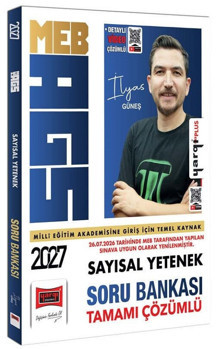 Yargı 2027 MEB-AGS Sayısal Yetenek Soru Bankası Çözümlü - İlyas Güneş - Yargı Yayınları - Image 1