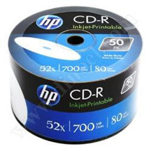 Hp CD-R 700MB-80min Printable 50li Shrink - Image 1