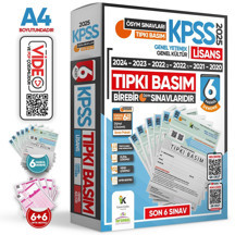 2025 KPSS Lisans ÖSYM Çıkmış Soru Tıpkı Basım 6lı Deneme Paketi Video Çözümlü Türkiye Geneli - İnformal Yayınları - Image 1