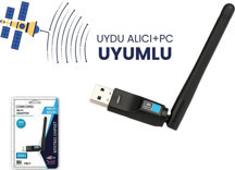 Concord W-7 300mbps Usb Antenli Uydu Alıcılı+ Pc Wifi Kablosuz Alıcı Adaptör Mtk7601 Chipset Wlan - Image 1