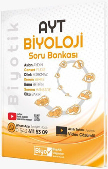 AYT Biyoloji Soru Bankası Biyotik Yayınları - Biyotik Yayınları - Image 1