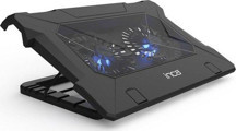 Inca INC-321 RX Ergonomik Çift Fan+ Stand+With Rubber Sessiz Notebook Soğutucu Siyah - Image 1