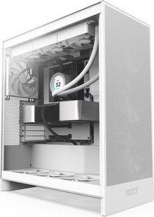 Nzxt H7 Flow(2024) CM-H72FW-01 White Tempered Glass USB 3.2 ATX Mid Tower Kasa - Image 1