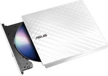 Asus Sdrw-08D2S-U Lıte 8X Harici Dvdrw Slim, Beyaz Dvd Yazıcı Writer - Image 1