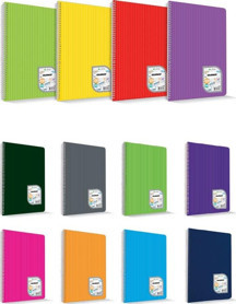 Uninote Çınar Colormaxi Spiralli Defter Plastik Kapak A5 96 YP Çizgili 96/1 - Image 1