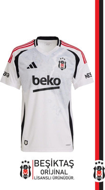 Beşiktaş Orijinal Lisanslı 24-25 Beyaz Forma - Image 1
