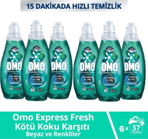 OMO EXPRESS FRESH BEYAZ&RENK 1480 ML 6 ADET - Image 1